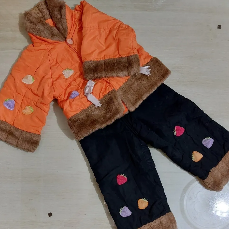 ست کاپشن و شلوار بچگانه