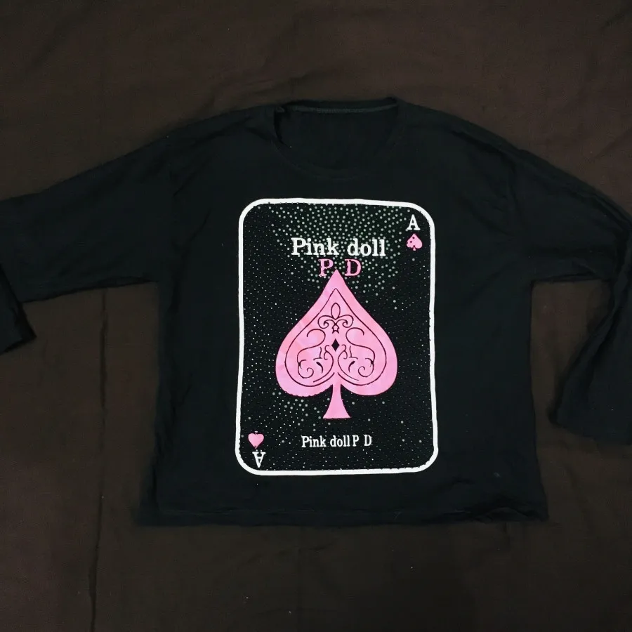 کراپ تیشرت آستین بلند