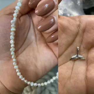 اویز نقره دم وال