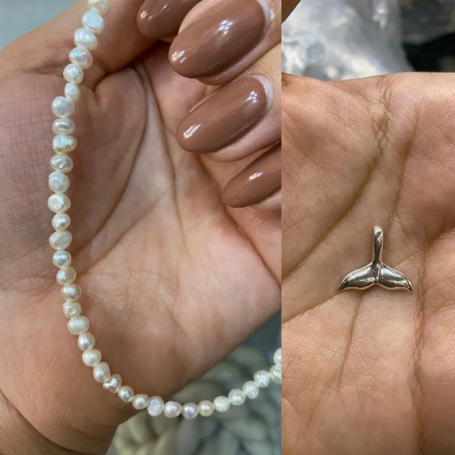 اویز نقره دم وال