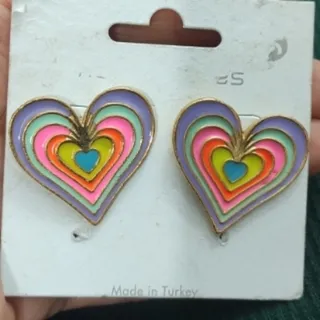 گوشواره قلب وارداتی ترک