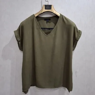 شومیز بلوز سبز سایز بزرگ