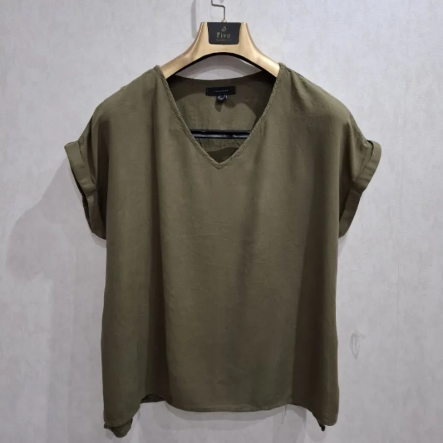 شومیز بلوز سبز سایز بزرگ