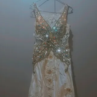 لباس شب مجلسی سنگ دوزی