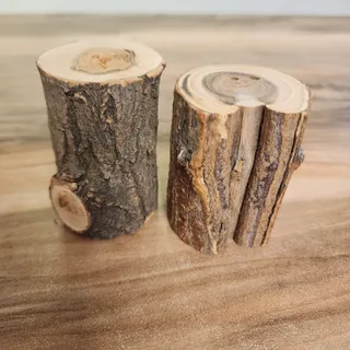 نمکدون چوبی روستیک