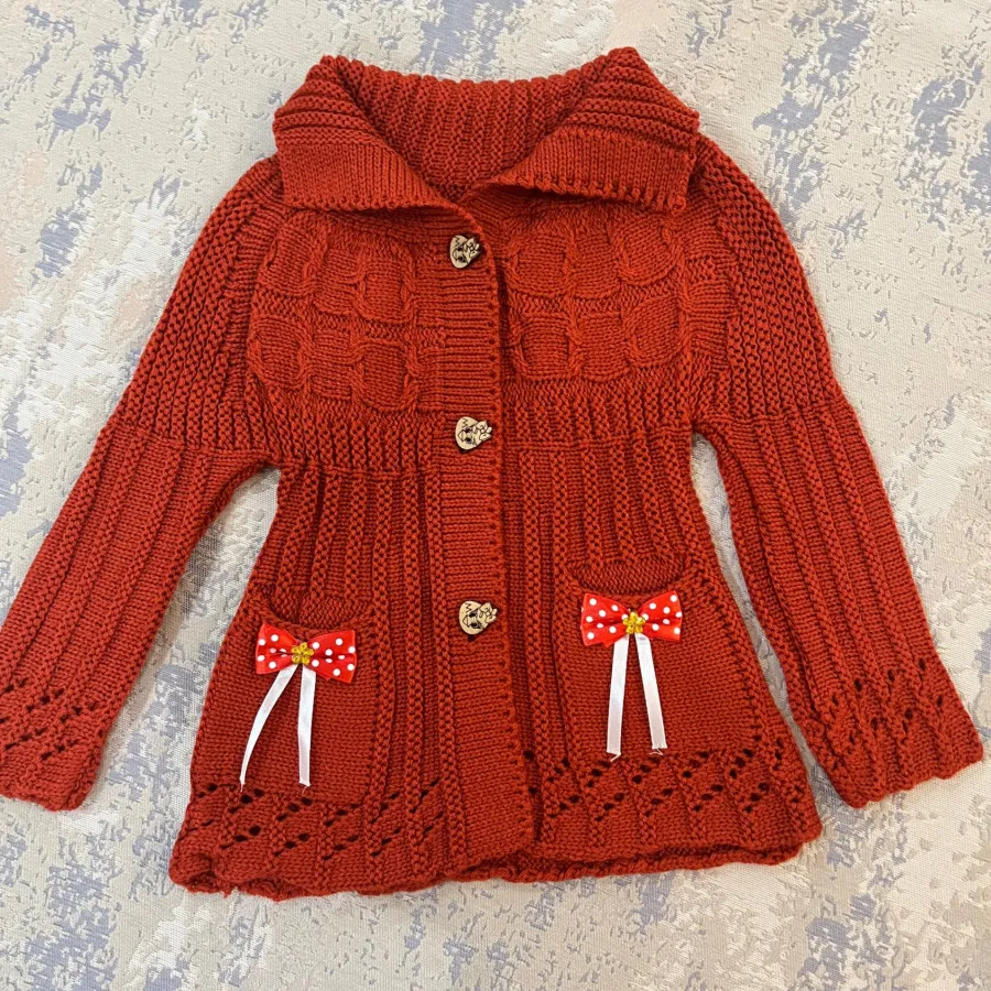 #ژاکت #بافت دخترانه