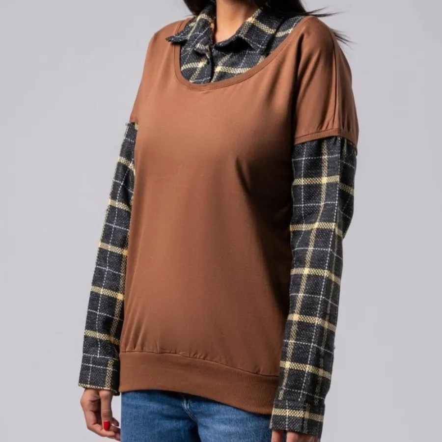 دورس آستین چهارخونه