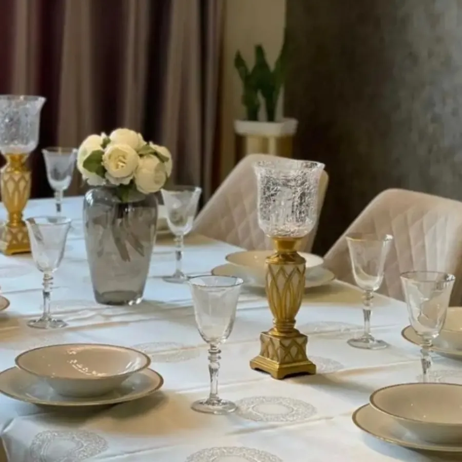 رومیزی رزین تاژ ده نفره