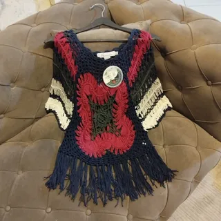 شومیز  قلاب بافی