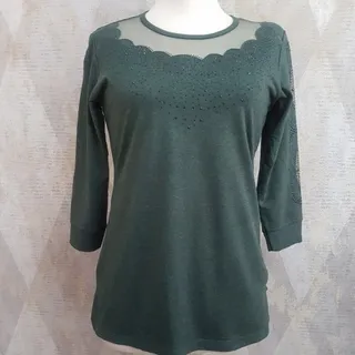 بلوز مجلسی آستین سه ربع