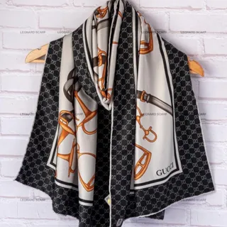 شال ابریشم طرح Gucci