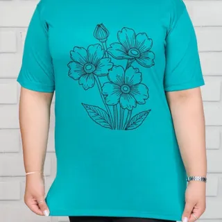 تیشرت زنانه طرح گل