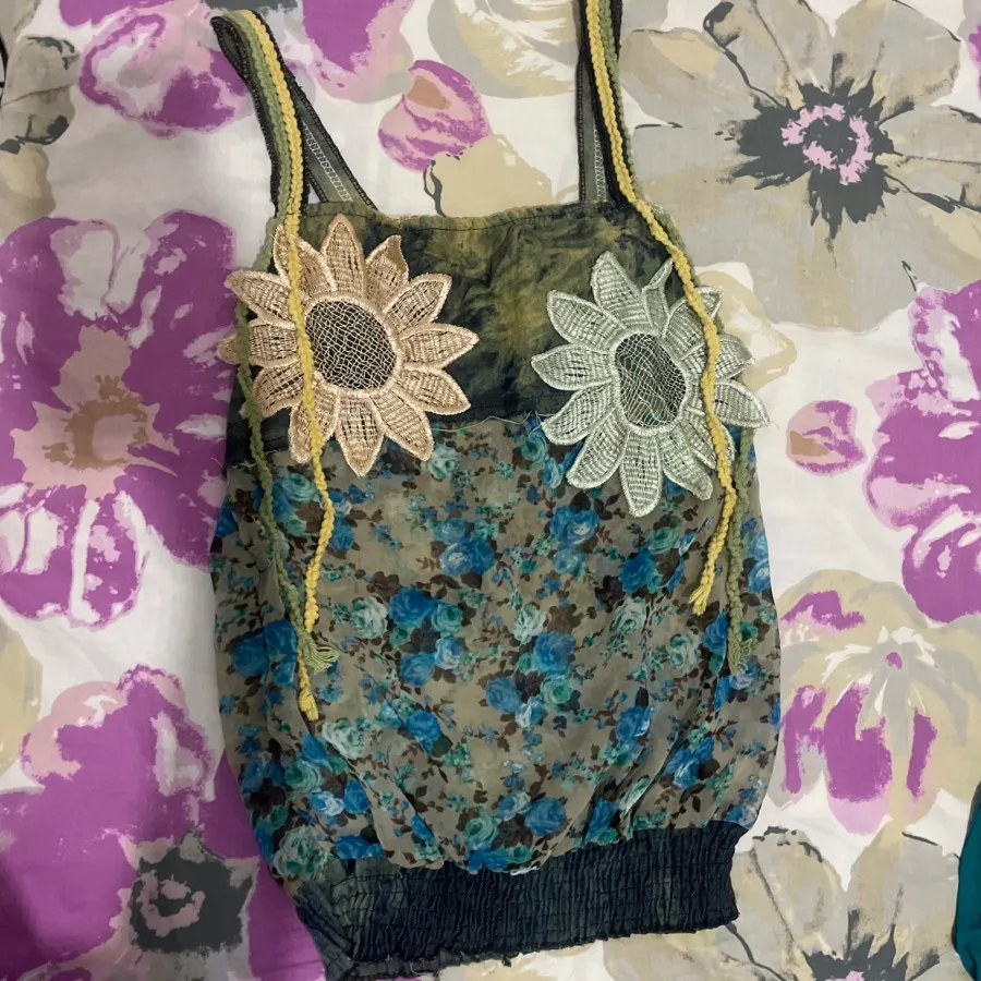 تاپ طرح آفتابگردون جین