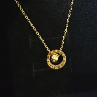 گردنبند استیل آبکاری طلا