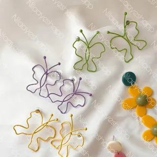 گوشواره مفتولی میخ نقره