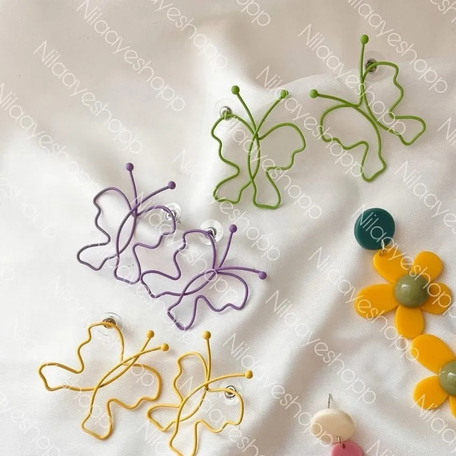 گوشواره مفتولی میخ نقره