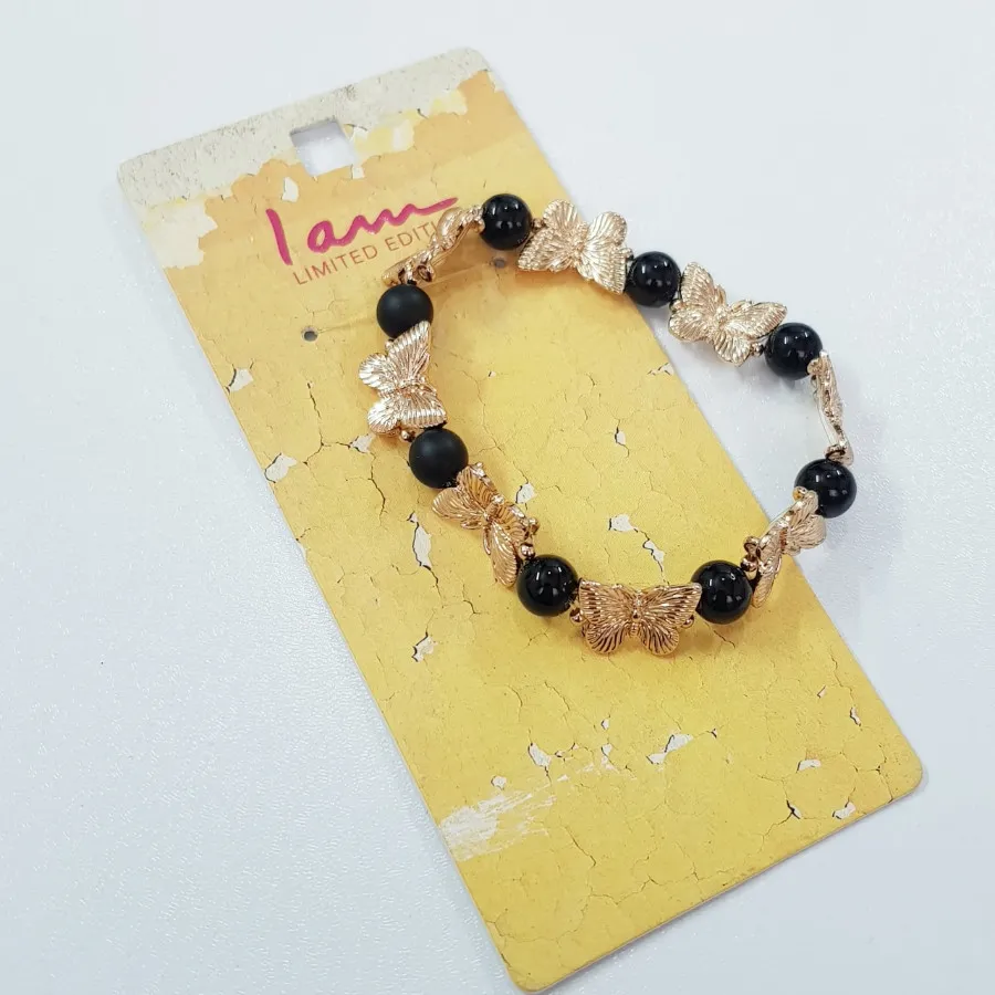 دستبند کشی پروانه طلایی