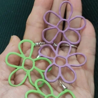 گوشواره مفتولی میخ نقره