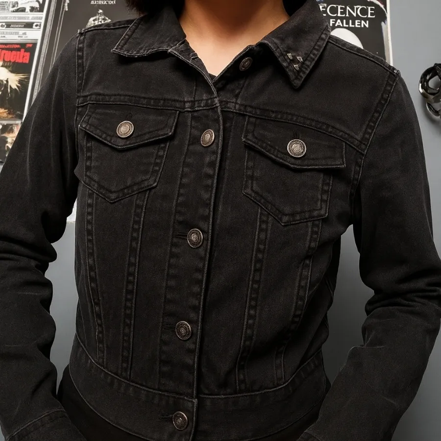 کت جین زغالی