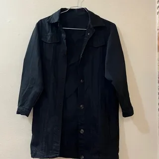 کت جین مشکی بلند