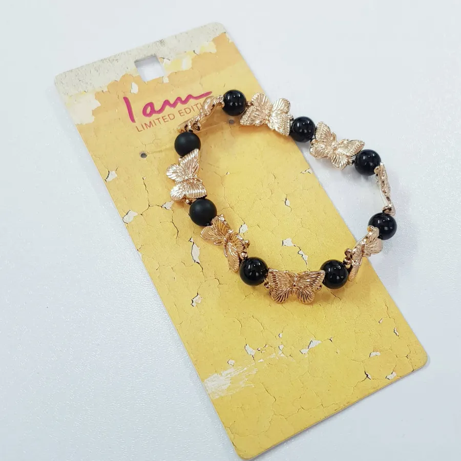 دستبند کشی پروانه طلایی