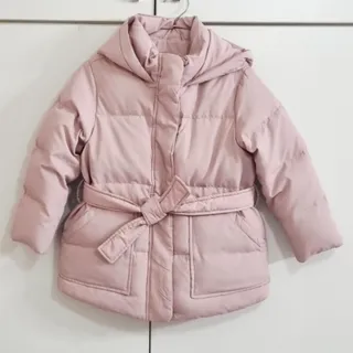 کاپشن صورتی دخترانه زارا