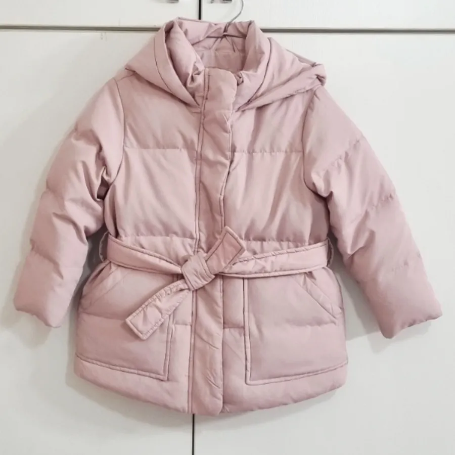 کاپشن صورتی دخترانه زارا