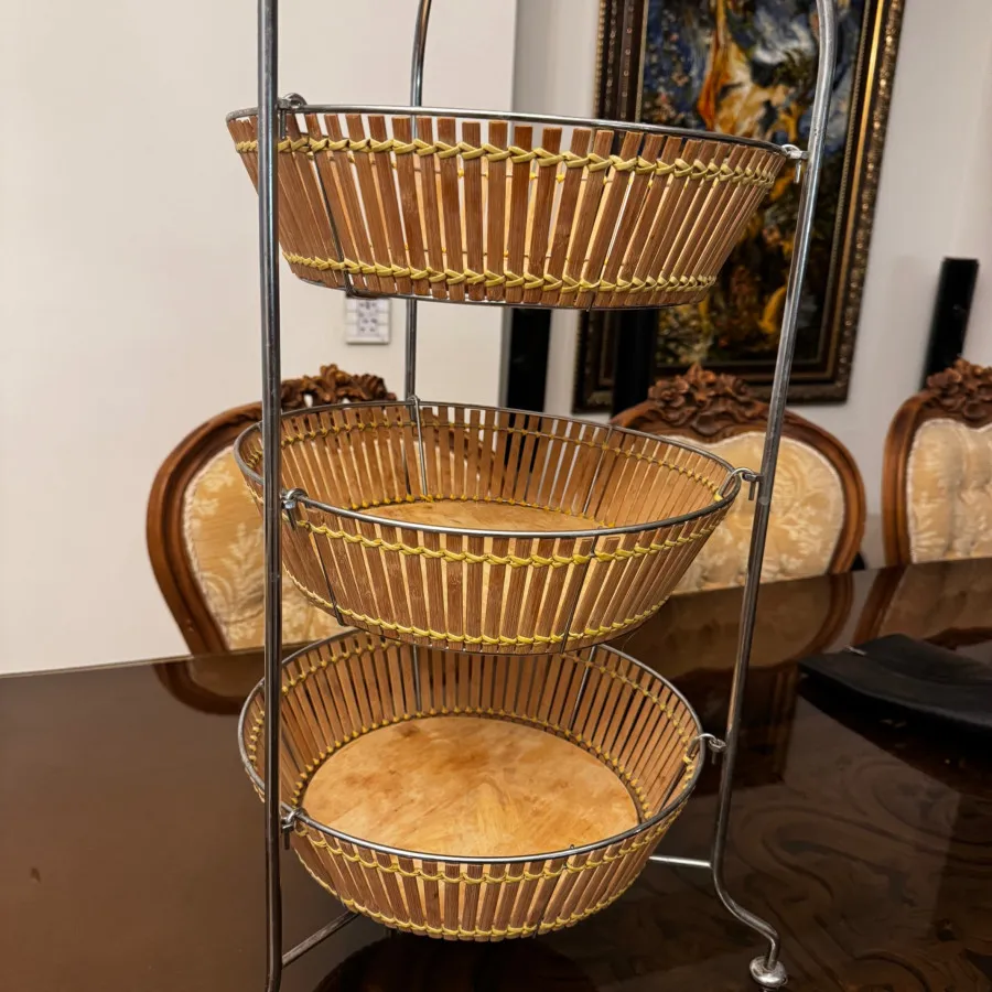 سه طبقه چوب بامبو