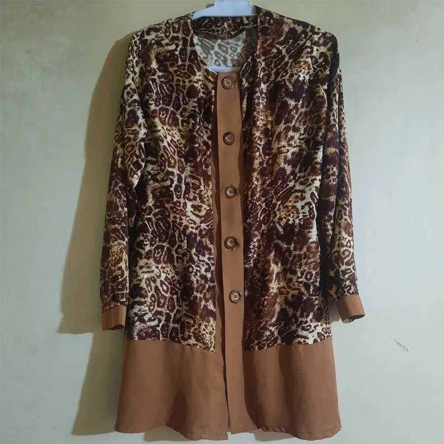 شومیز پلنگی ساتن