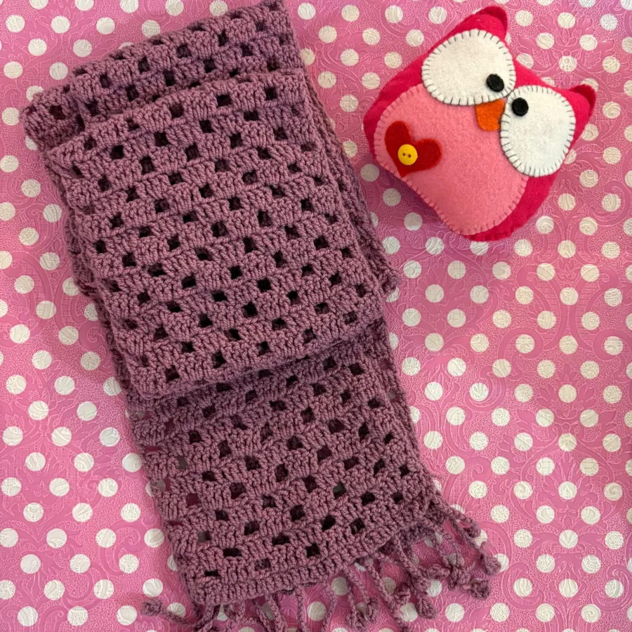 شال گردن دست بافت