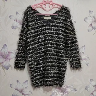 پلیور بافت ژاپنی پینترستی