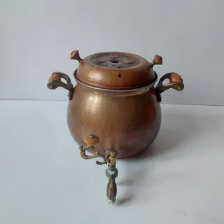 کتری مسی شیردار