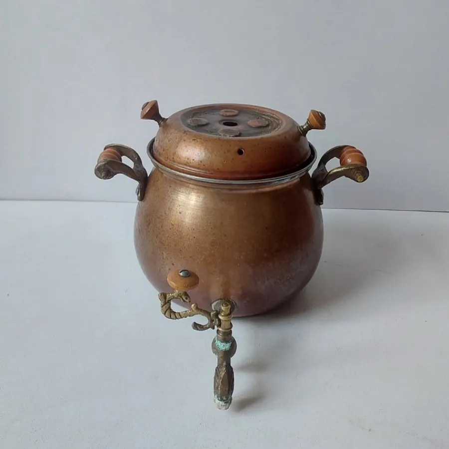 کتری مسی شیردار