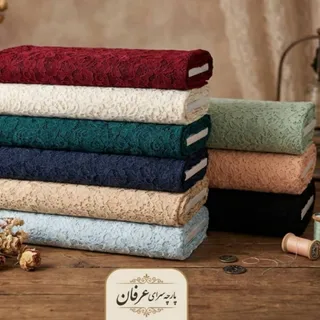 پارچه های گیپوری گل مخملی