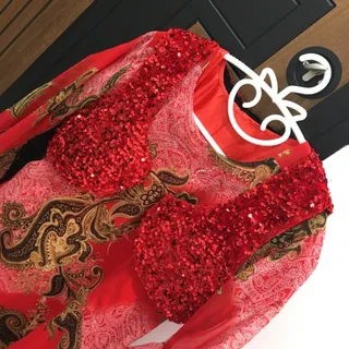 پیراهن کردی کوردی قرمز