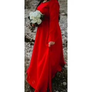 لباس مجلسی قرمز رنگ