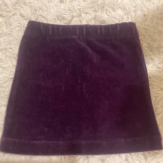 دامن مخمل کبریتی