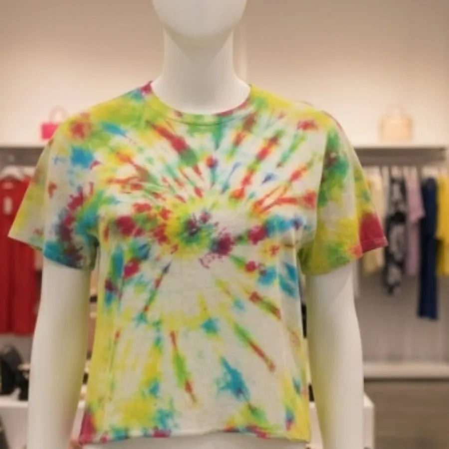 تیشرت آبرنگی خارجی نخپنبه