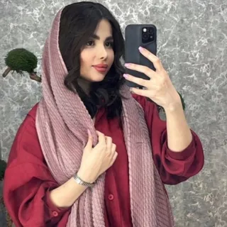 شال نخی پلیسه کالباسی