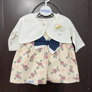 پیراهن نوزادی دو تیکه