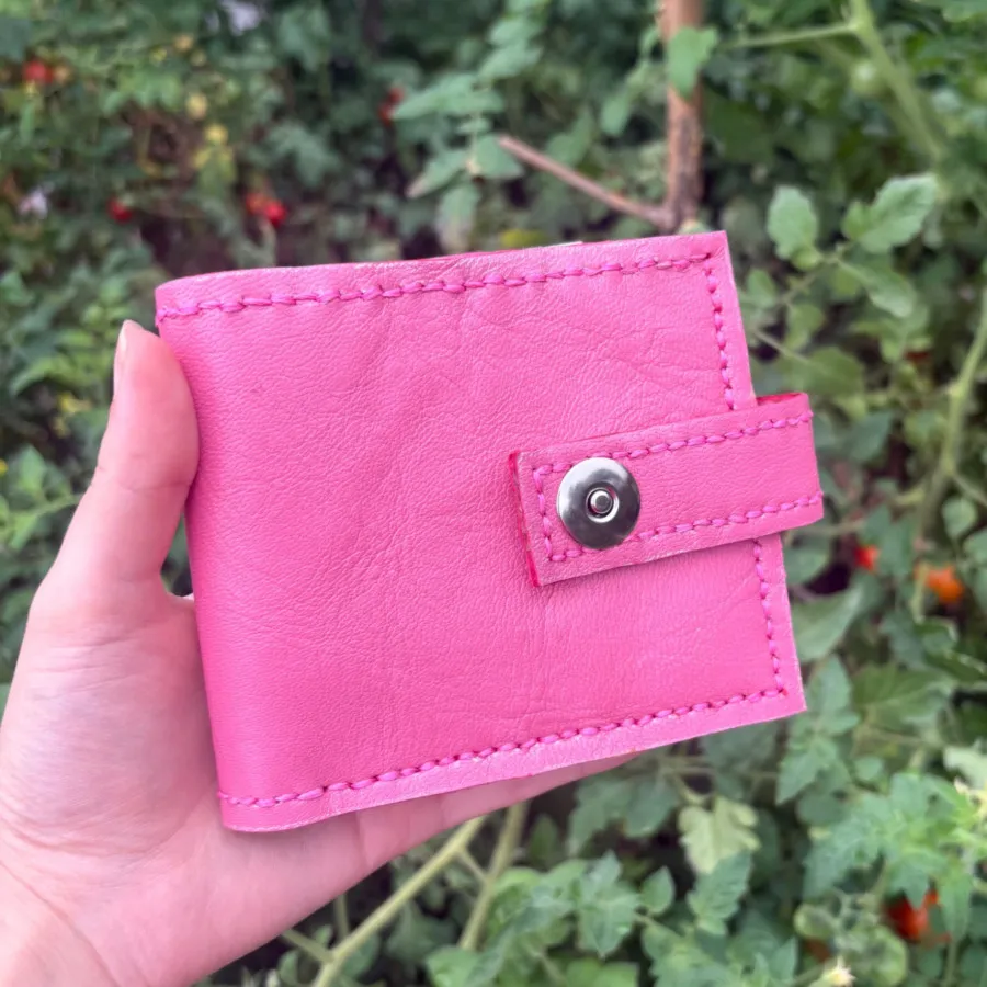 کیف پول چرم دست دوز