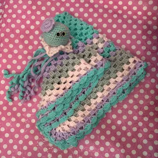 پتو نوزدای قلاب بافی