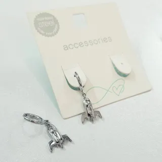 گوشواره قفلی استیل موشکی