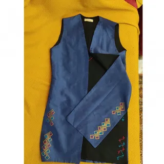 سارافون سرمه ای ساده