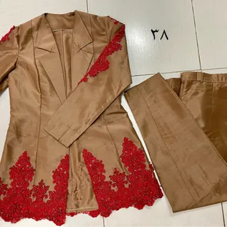 کت و شلوار جواهردوزی