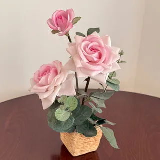 گلدان گل مصنوعی