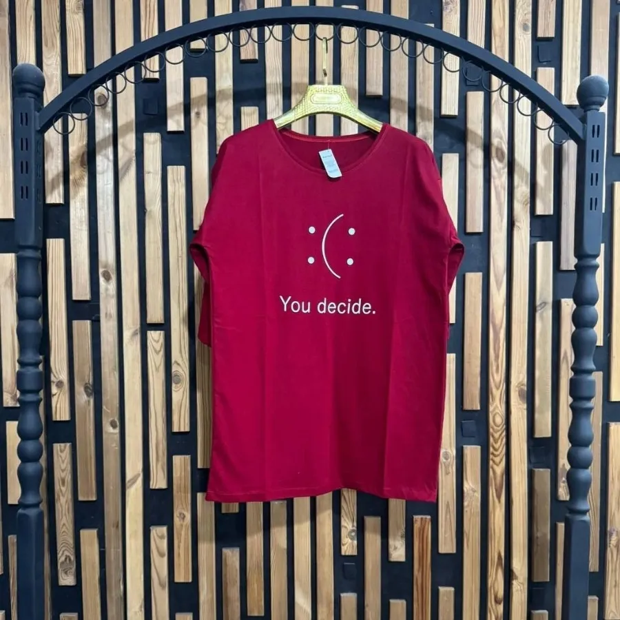 تیشرت لانگ نخ پنبه