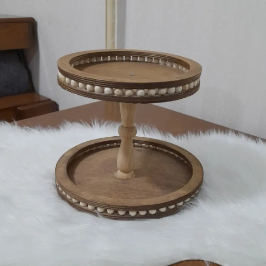 جاشیرینی دوطبقه چوبی