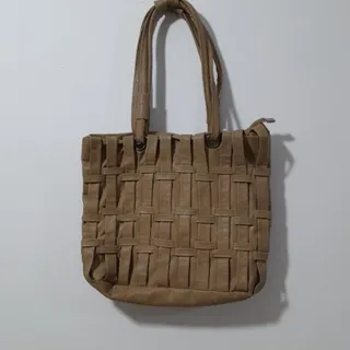 کیف چرم حصیری