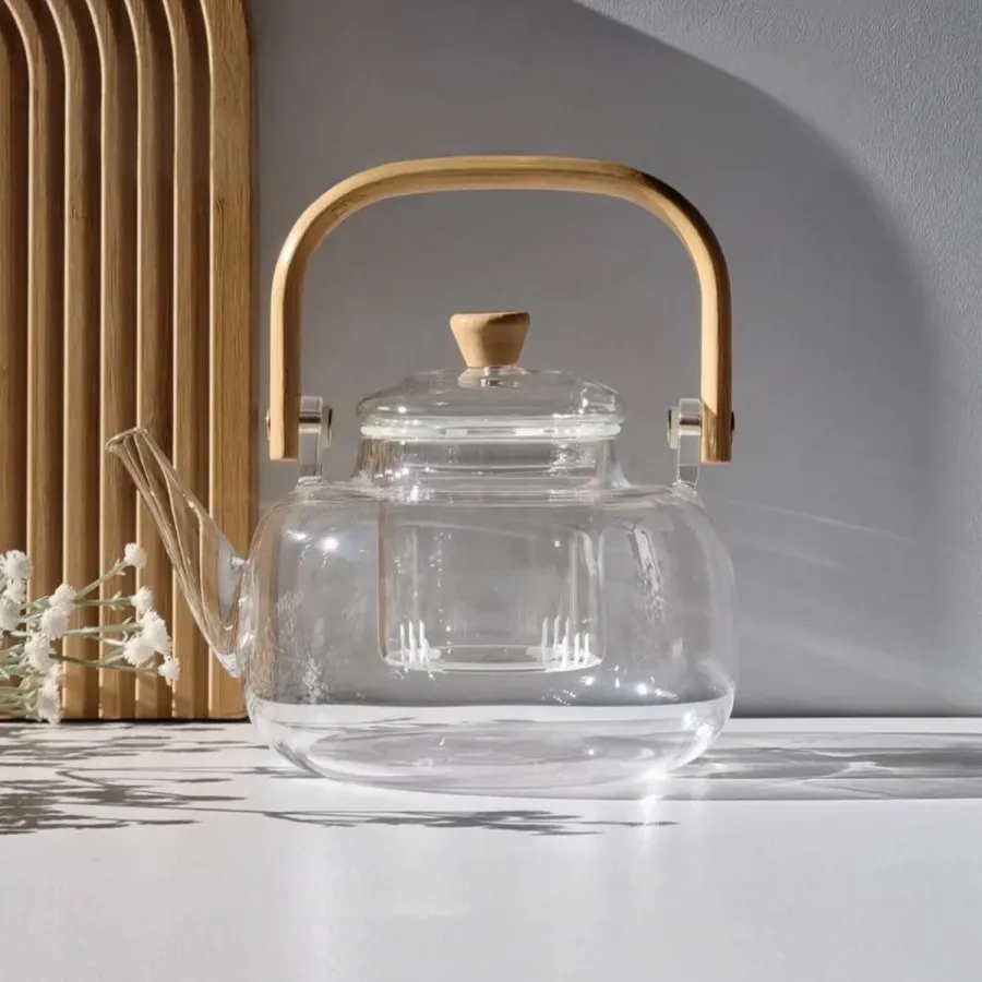 قوری دسته بامبو